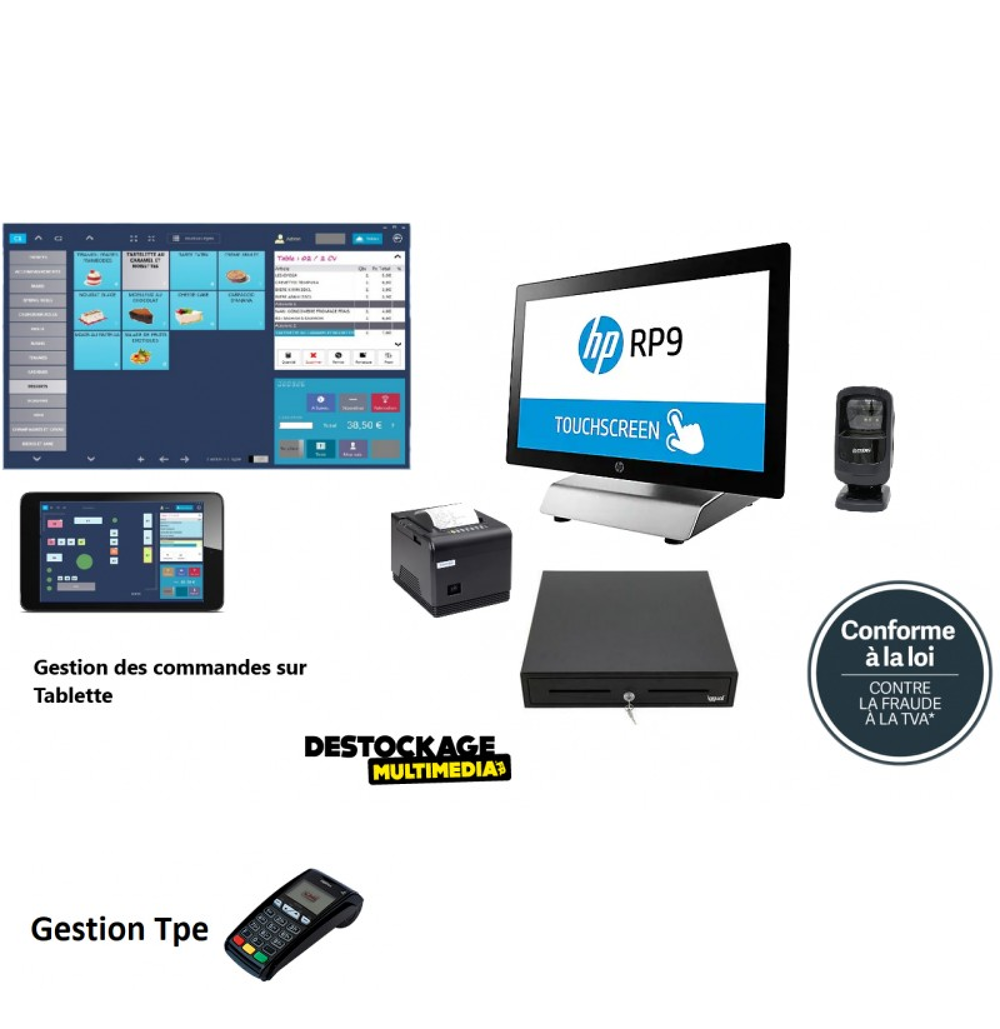 Pack Caisse Enregistruse Tactile Sans Abonnement Matériel informatique