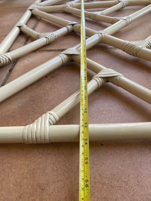 T�te de lit vintage en rotin style bambou 30 Mougins (06)