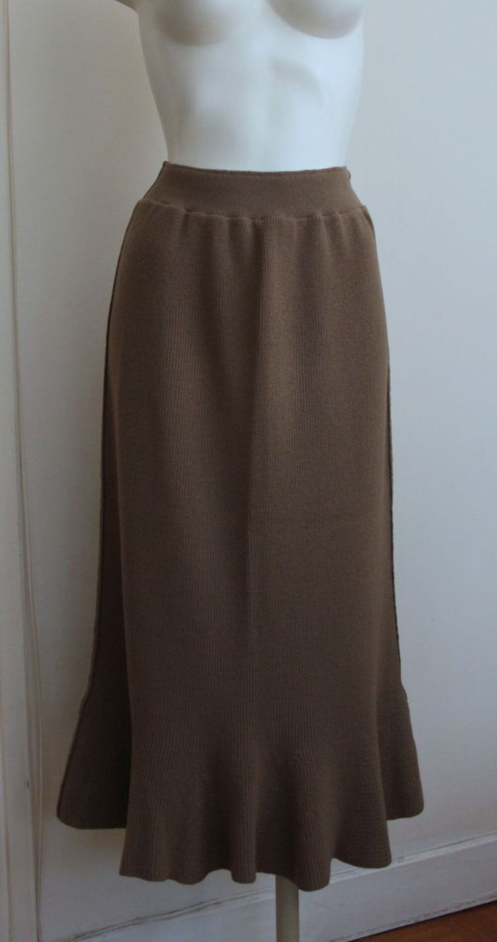 Jupe midi camel SONIA RYKIEL T.36 Fr Vêtements