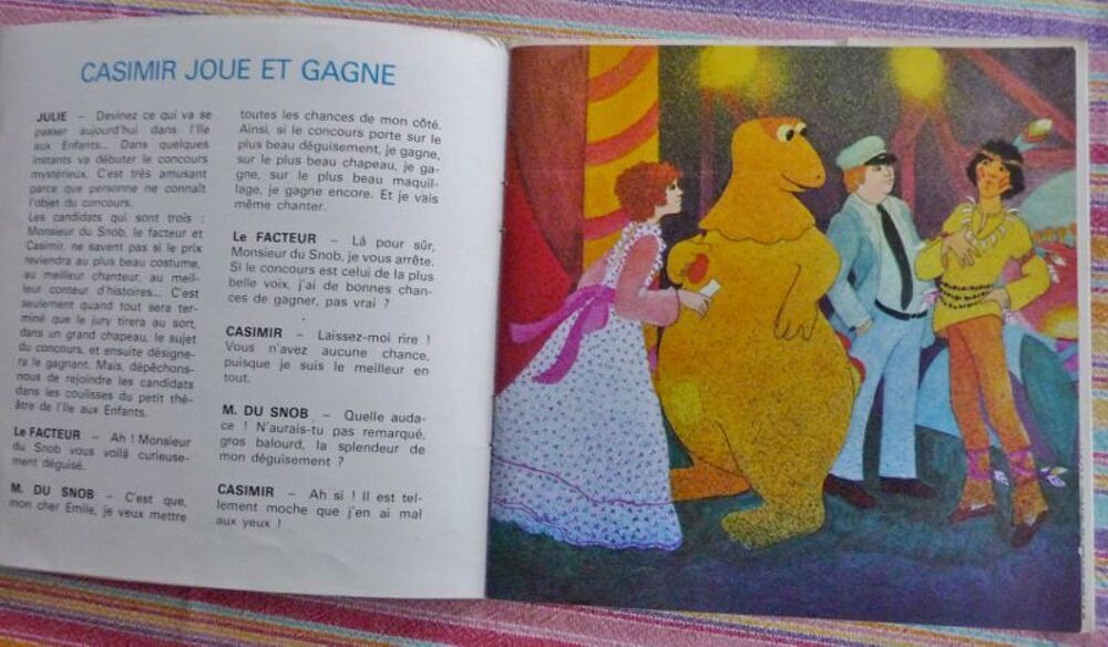 Livre disque vinyl CASIMIR CD et vinyles