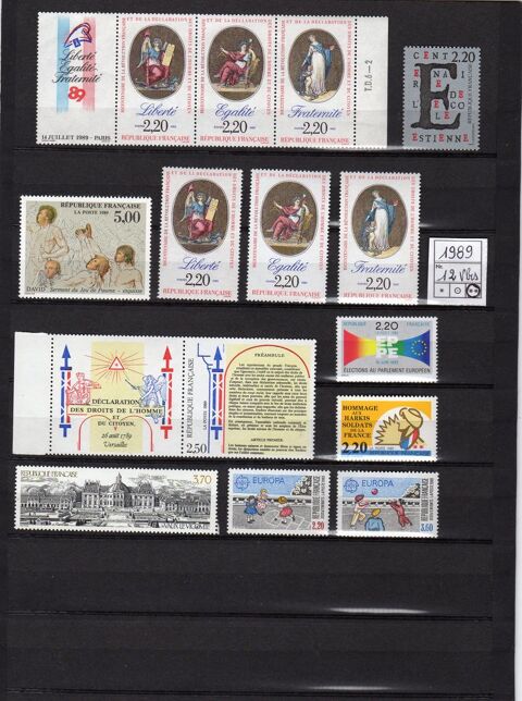 TIMBRES de FRANCE  N**  1989 6 Caumont (09)