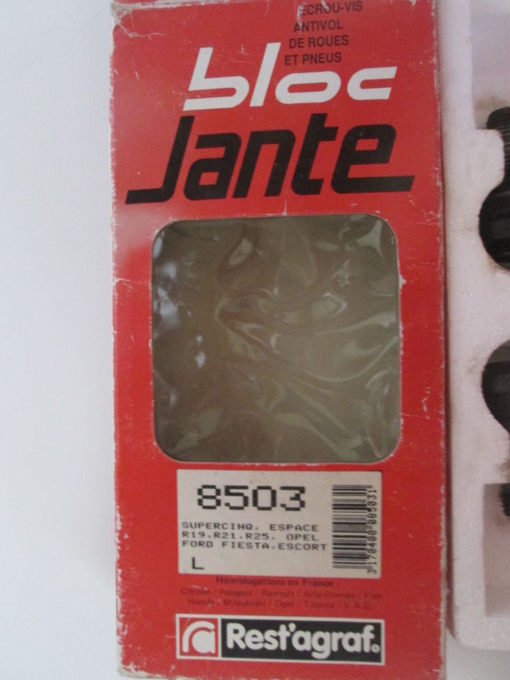 Antivol de roues et pneus, bloc jante RESTAGRAF n&deg;8503 Bricolage