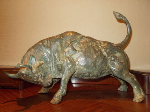 statue taureau bronze 350 Drancy (93)