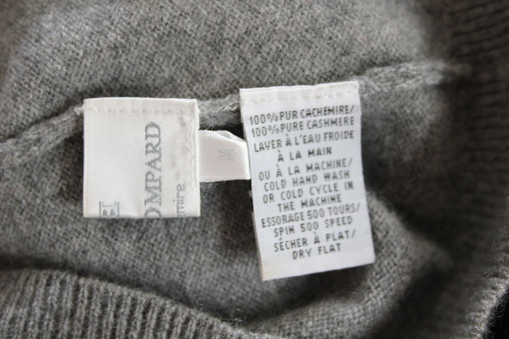 Pull cachemire gris ERIC BOMPARD T.M Vêtements
