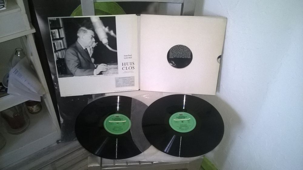 Vinyle Jean-Paul Sartre
Huis Clos
Excellent etat
Huis-Clo CD et vinyles