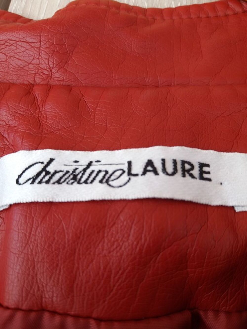 Blouson Christine Laure rouge taille 3 Vêtements