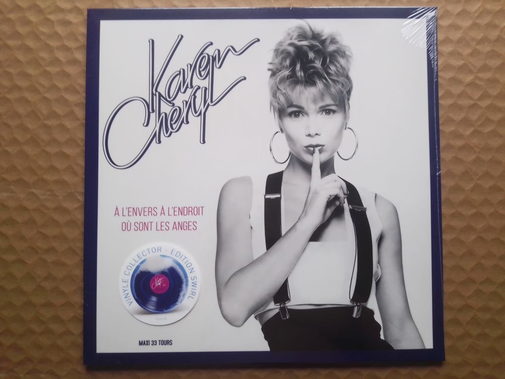 Karen Cheryl Tr&egrave;s Rare Maxi 33 Tours Vinyle Edition Splatter CD et vinyles