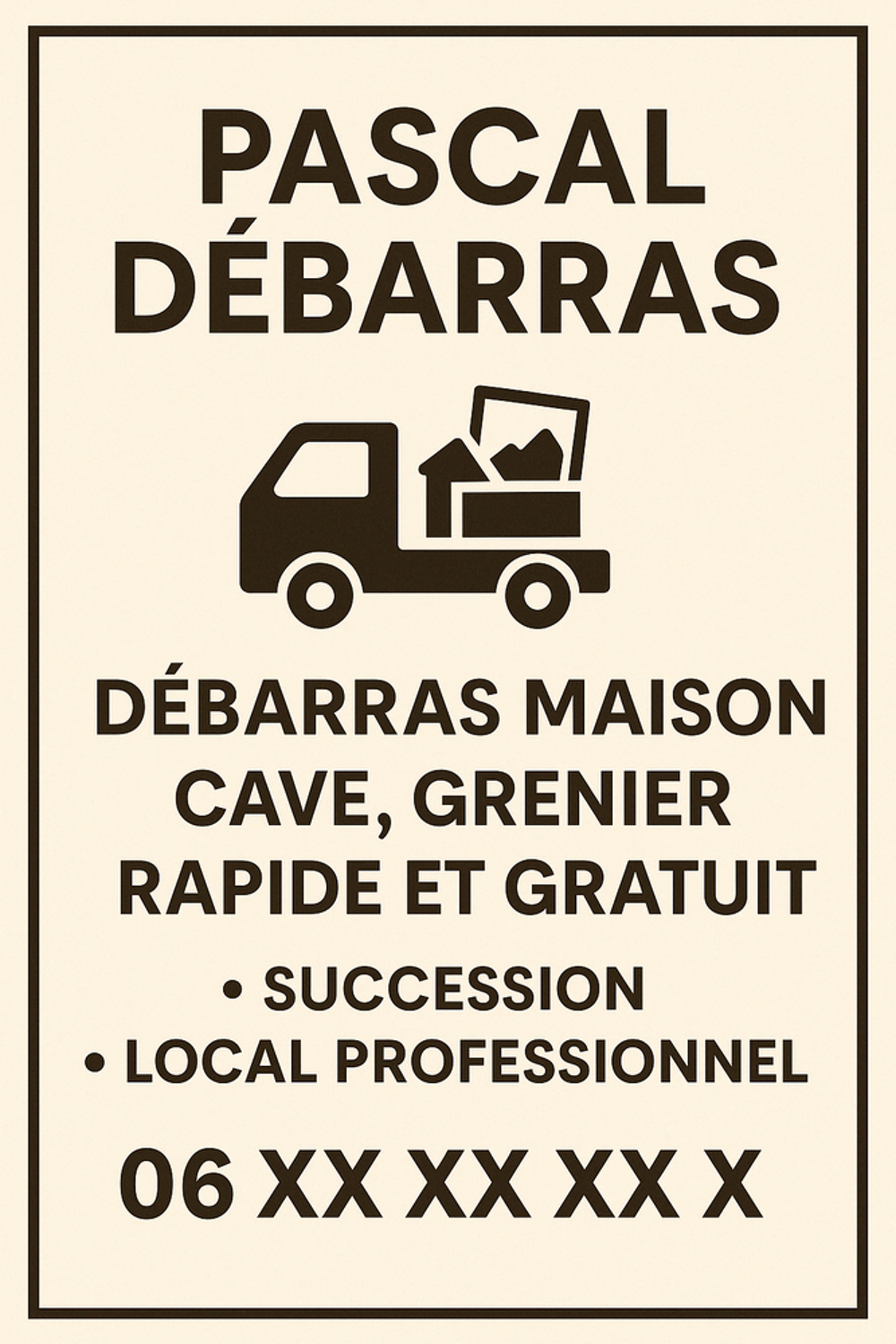   Débarras maison, cave, grenier rapide Paris, Montreuil IDF 