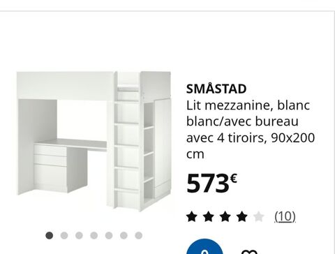 Lit bureau armoire 100 Bougival (78)