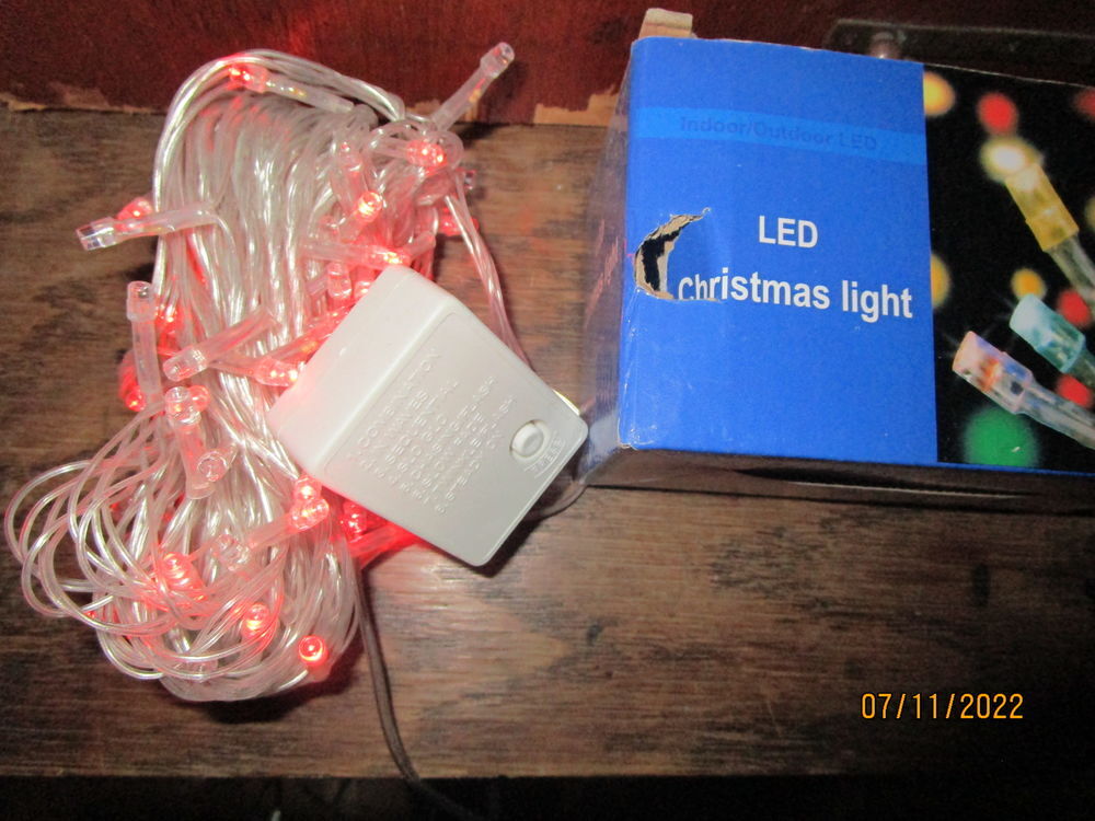 guirlande LED 100 lampes 10 m&egrave;tres avec t&eacute;l&eacute;commande Décoration
