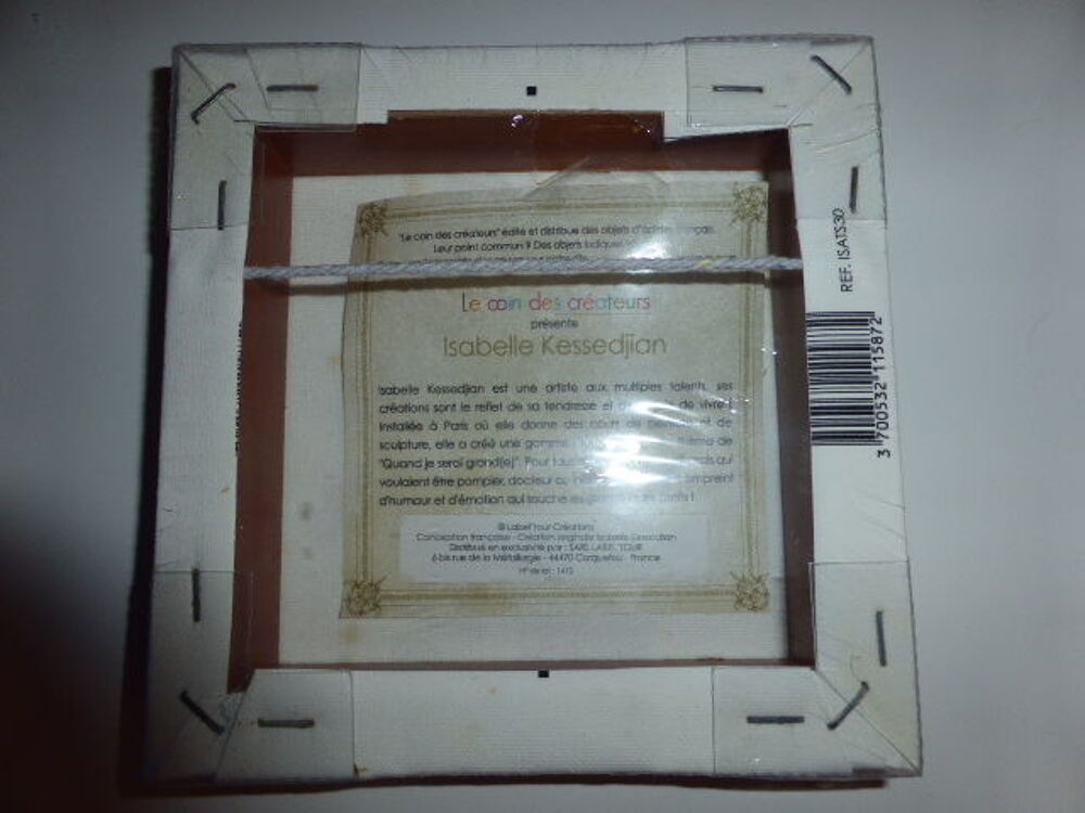 Tableau Fille Quand je serai grande j'irai &agrave; Paris Isabelle Décoration