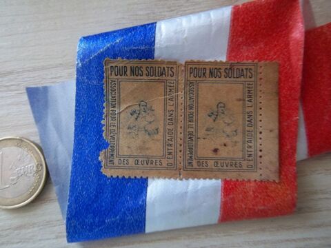 timbres-vignettes  pour nos soldats  entraide armée 1940 Valognes (50)