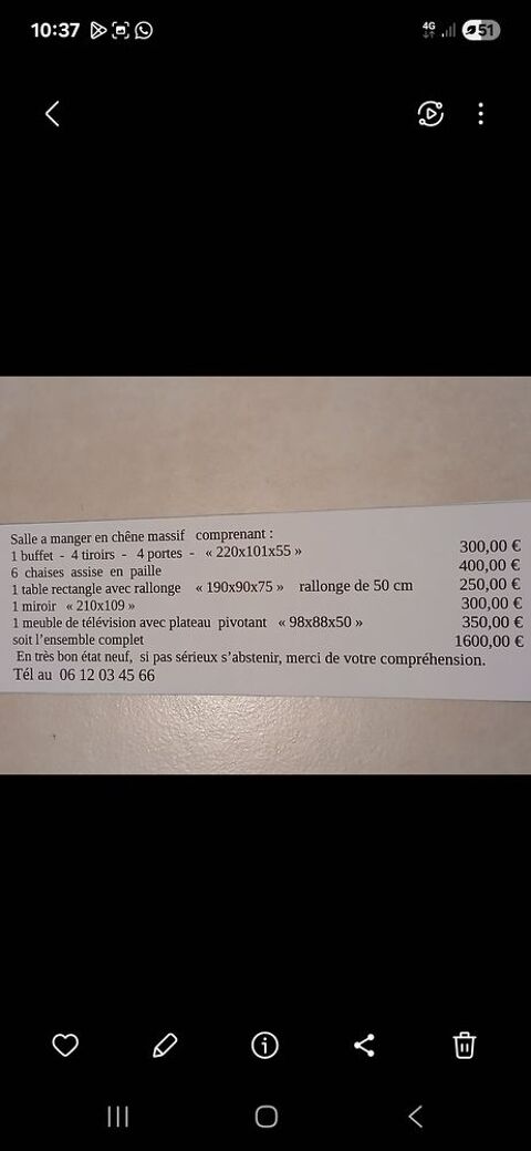 Meuble 1600 Marles-en-Brie (77)