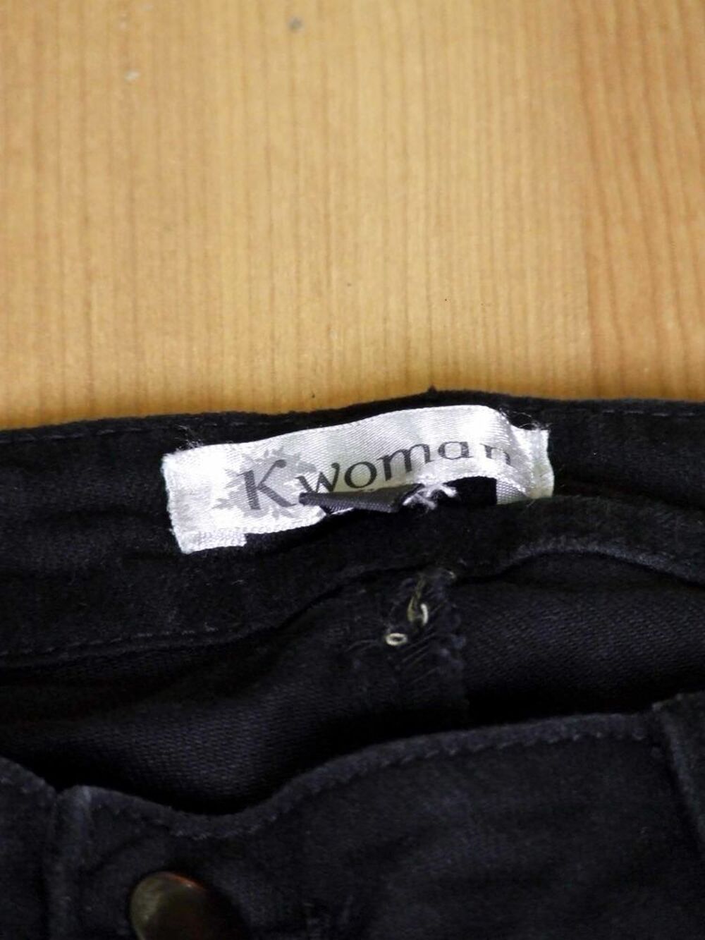 Jean noir femme kiabi best sale