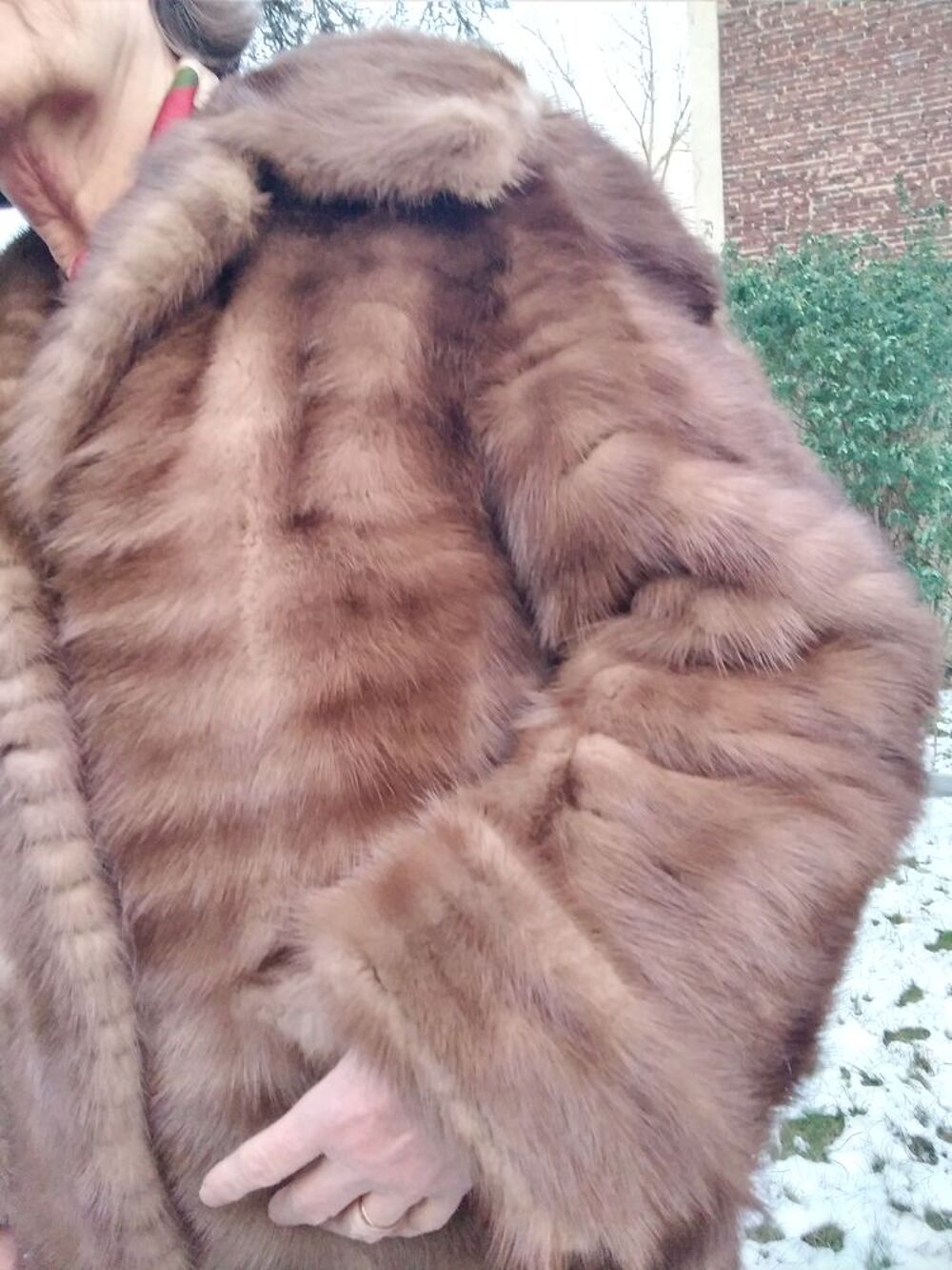 Manteau de vison peu port&eacute; Vtements