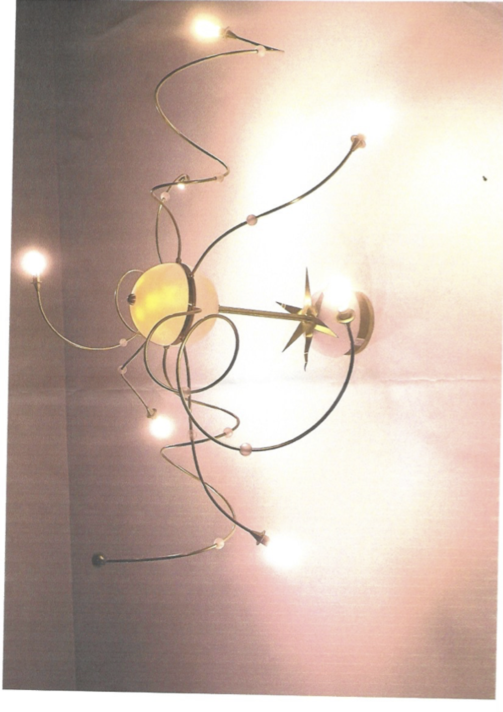 Lampadaire suspendu Italien ann&eacute;e 1990 Décoration