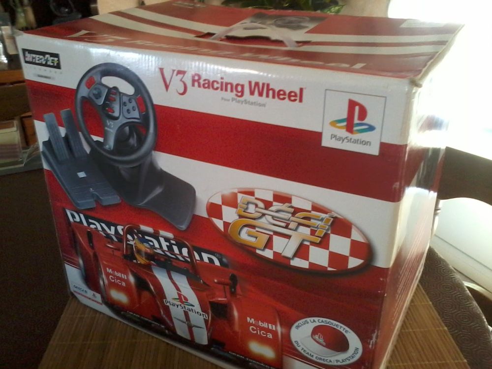 Volant P&eacute;dale V3 RACING WHEEL PLAYSTATION Consoles et jeux vidéos