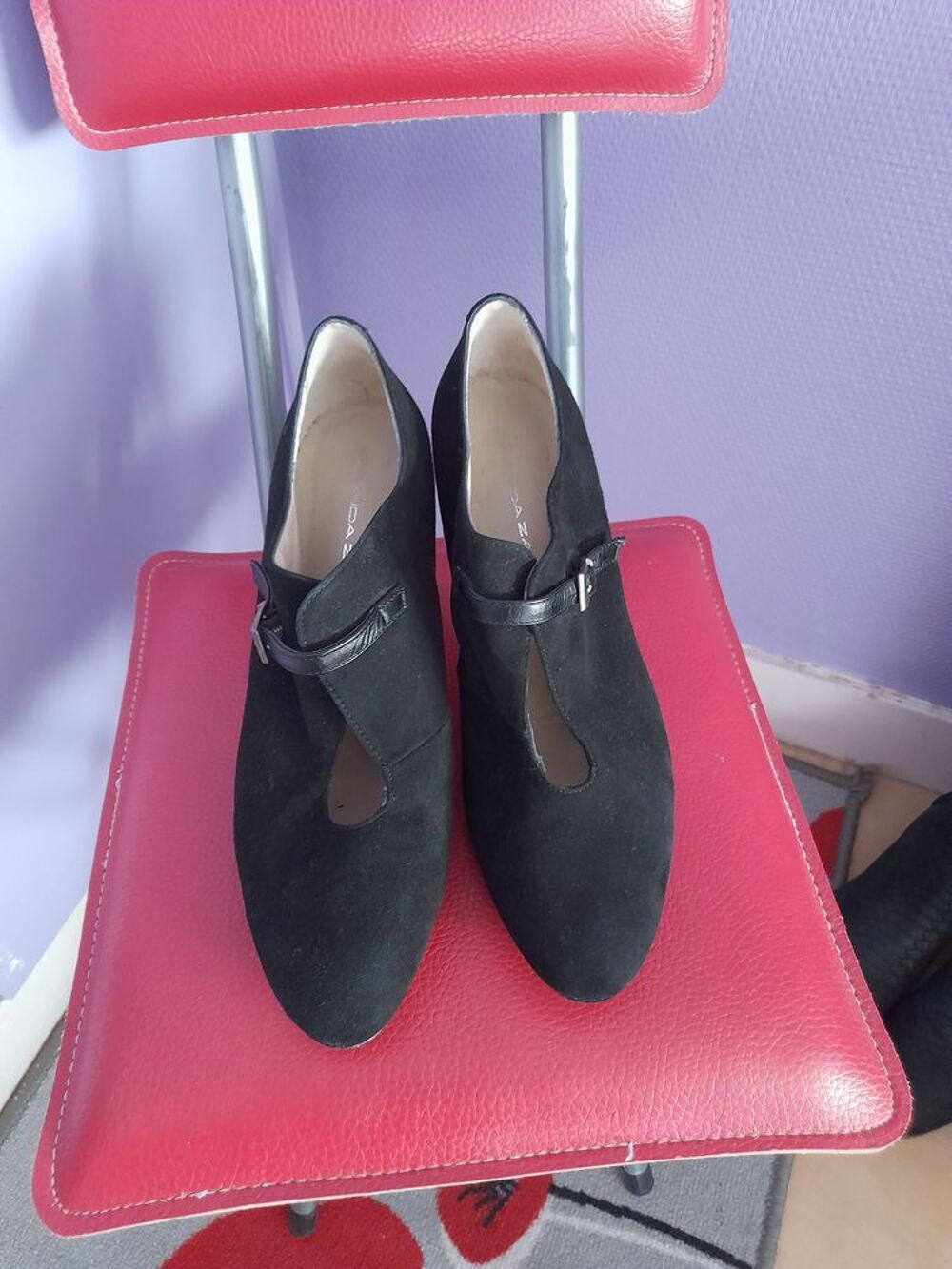 Chaussures daim noir Chaussures