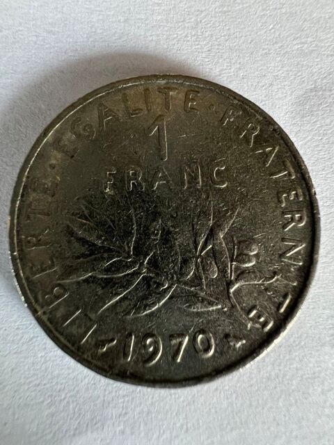 1 franc semeuse 1970 Orty pice de monnaie 10 Pierrelaye (95)