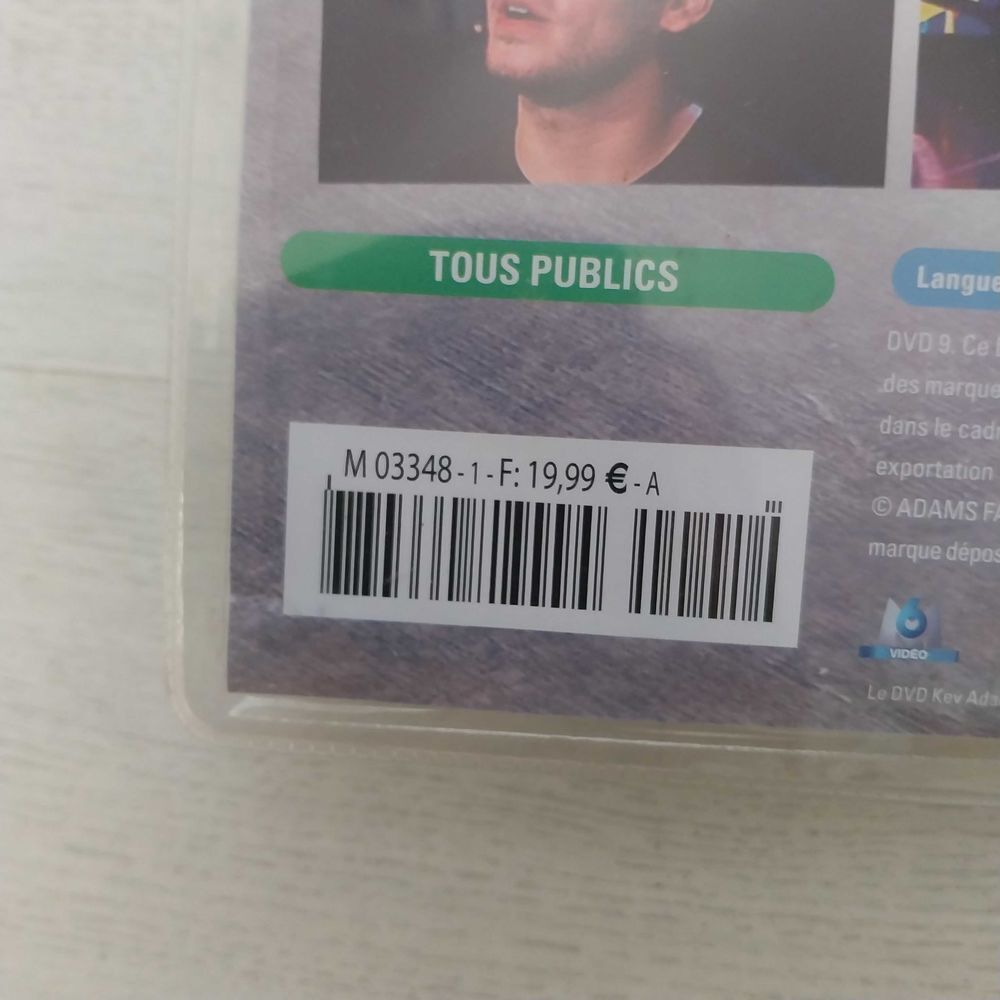DVD de Kev ADAMS "Voil&agrave; Voil&agrave; "
Neuf emball&eacute;
Dur&eacute;e 1h37 + BONUS DVD et blu-ray