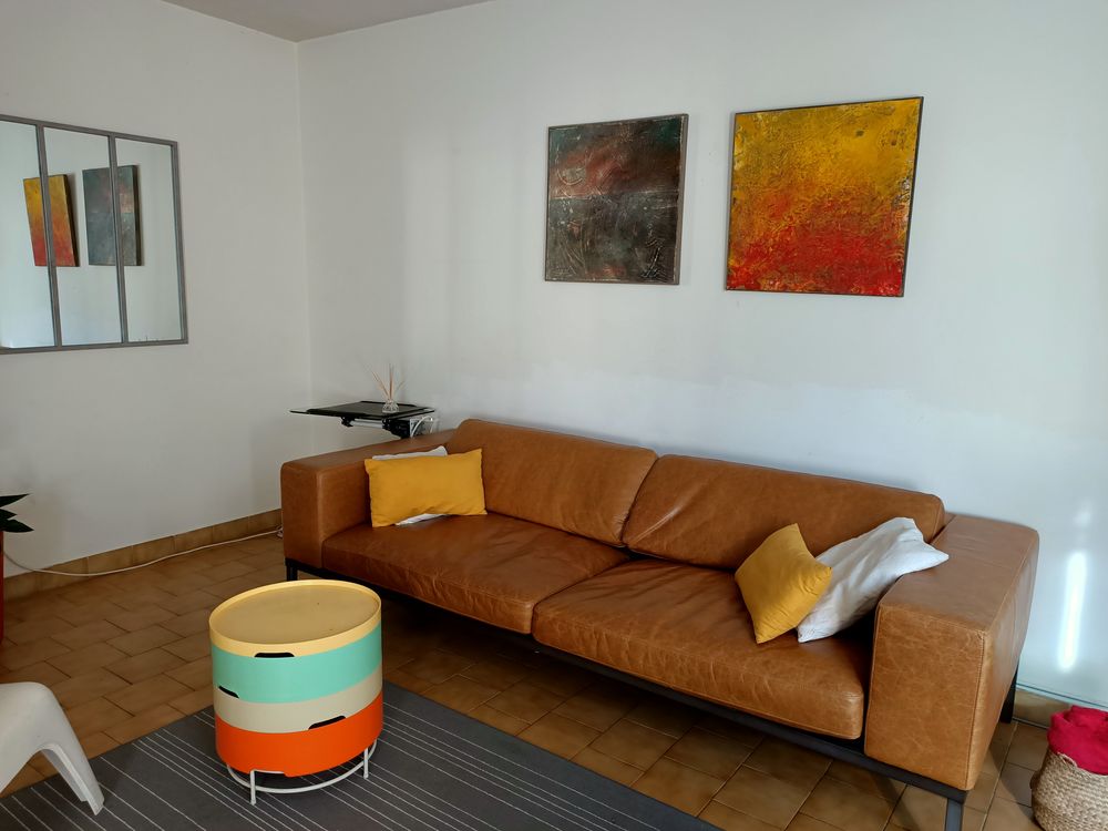 Canap&eacute; en cuir Meubles