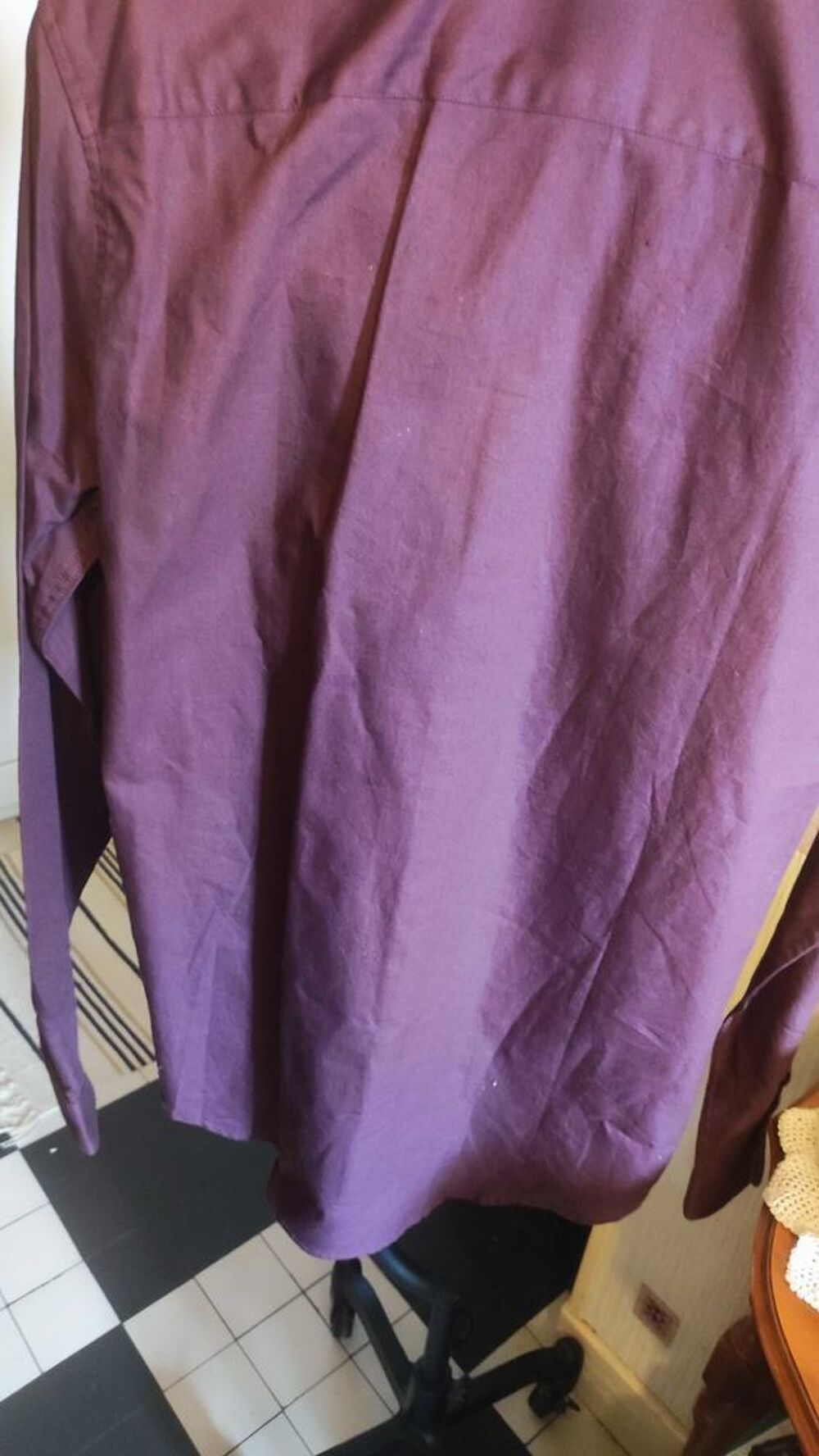 Chemise homme bordeaux Lanvin taille 38 Vêtements