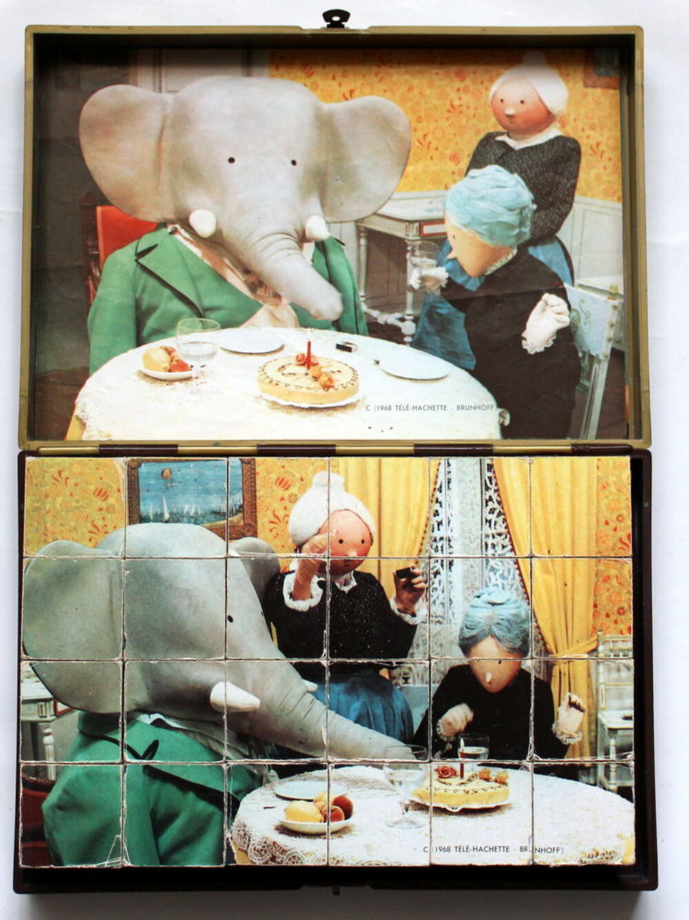 Boite de cubes BABAR - Ortf 1968 Jeux / jouets
