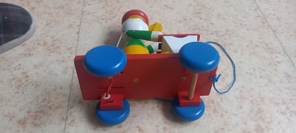 Jouet a tirer en bois canard xylophone en tres bon &eacute;tat Jeux / jouets