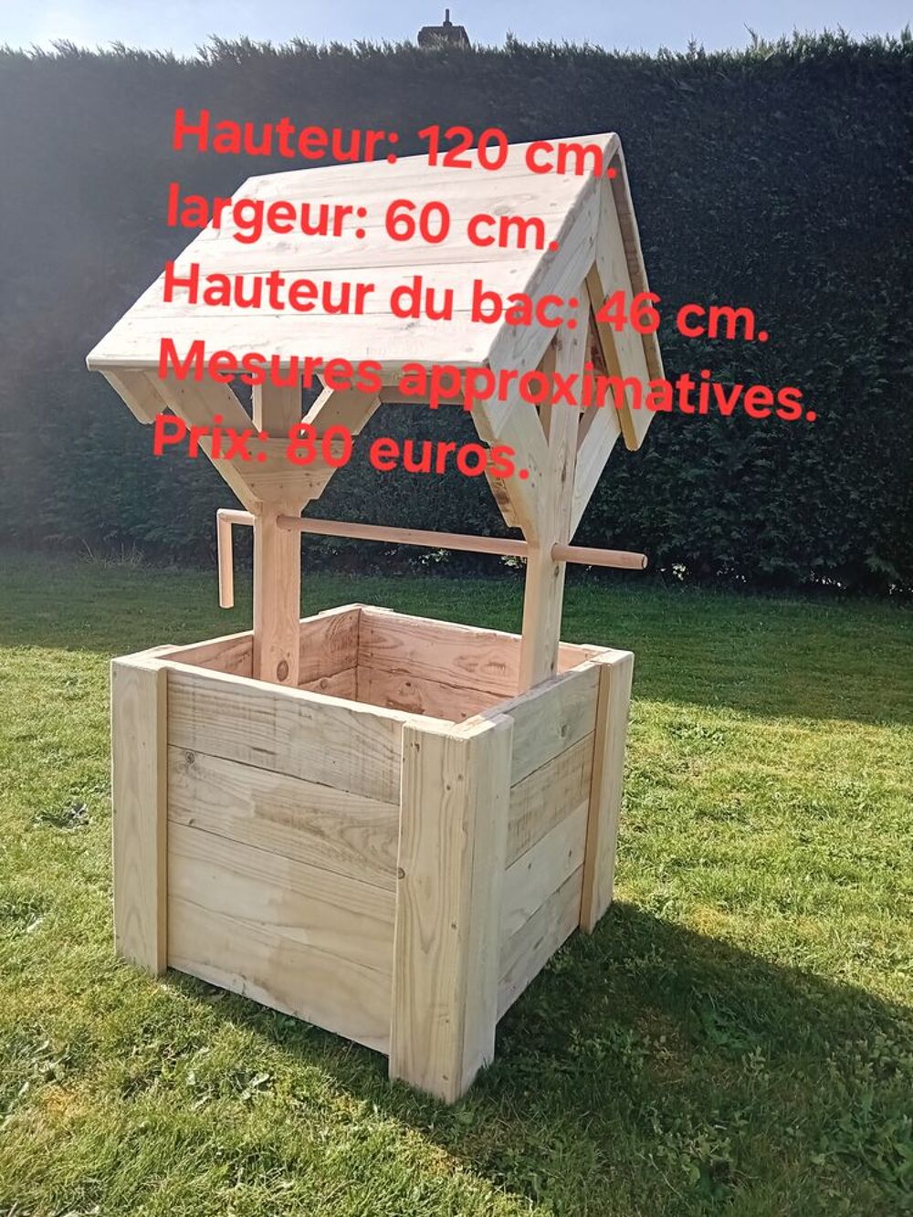 Puits artisanal Jardin