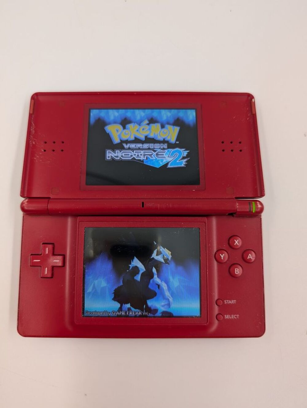 Console Nintendo DS Lite rouge avec cache GBA, sans chargeur Consoles et jeux vidéos