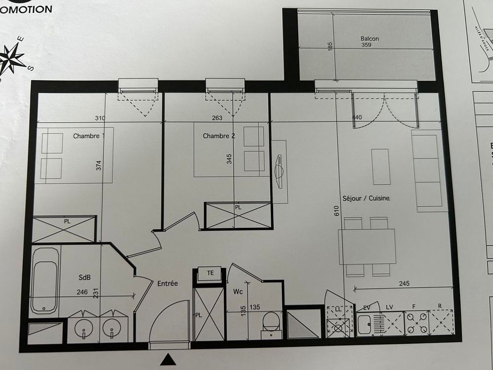 Vente Appartement Appartement T3 récent avec balcon et 2 parkings ? Résiden Bénesse-maremne
