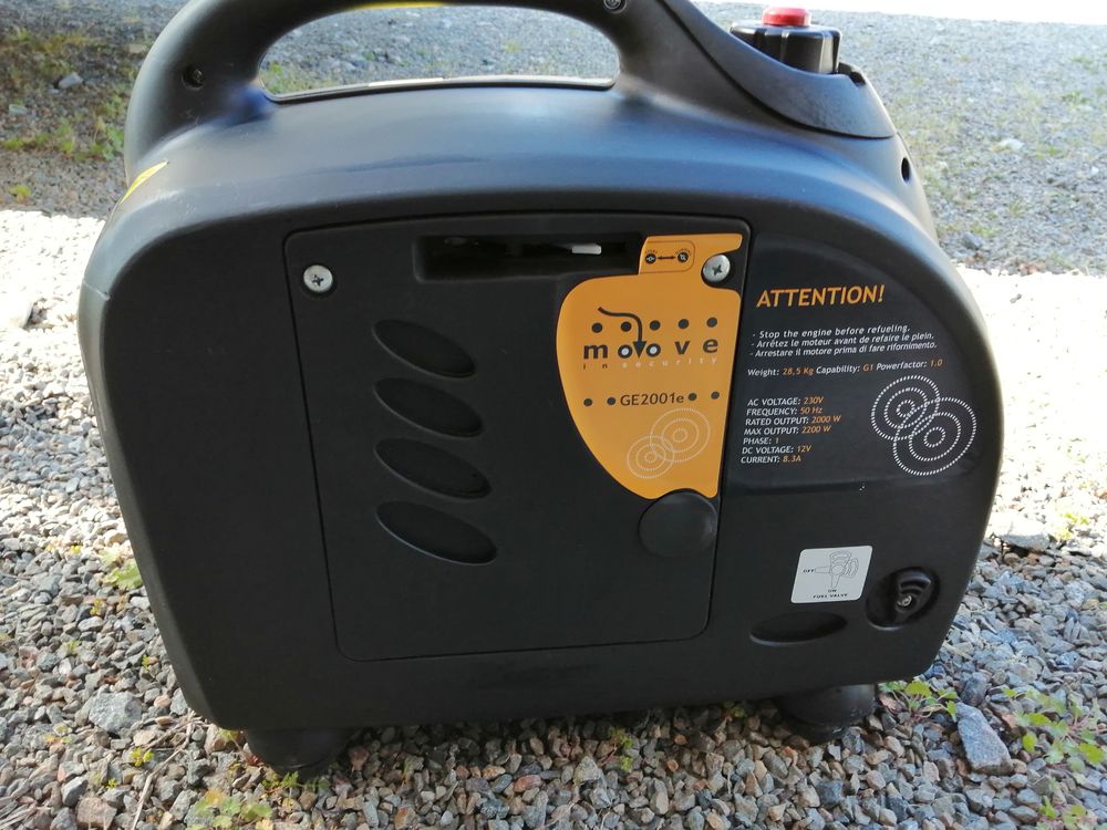 Groupe &eacute;lectrog&egrave;ne 2000W MOOVE R&eacute;f GE2000i neuf Bricolage