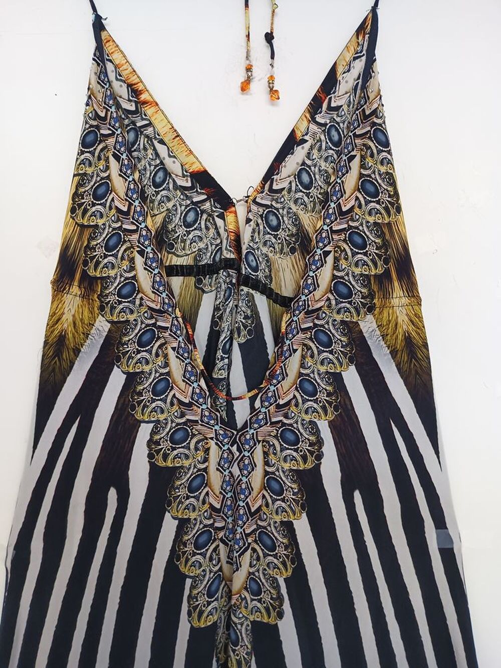 sublime robe longue dos nu marque MATVILA LUXURY italie Vêtements