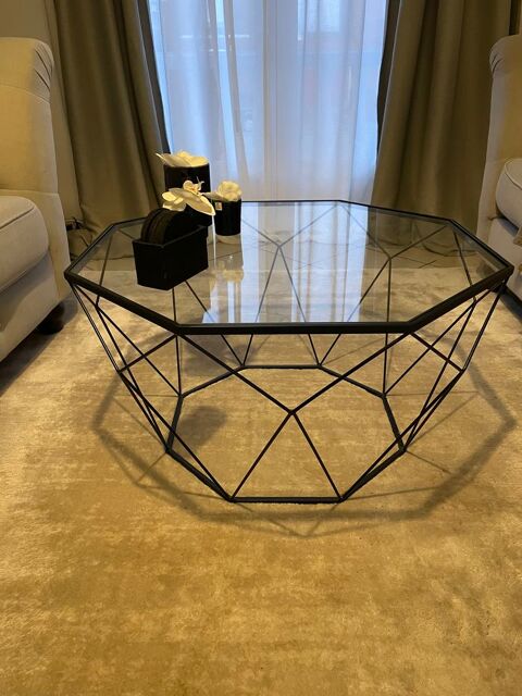 Table basse verre m�tal 200 Crespin (59)