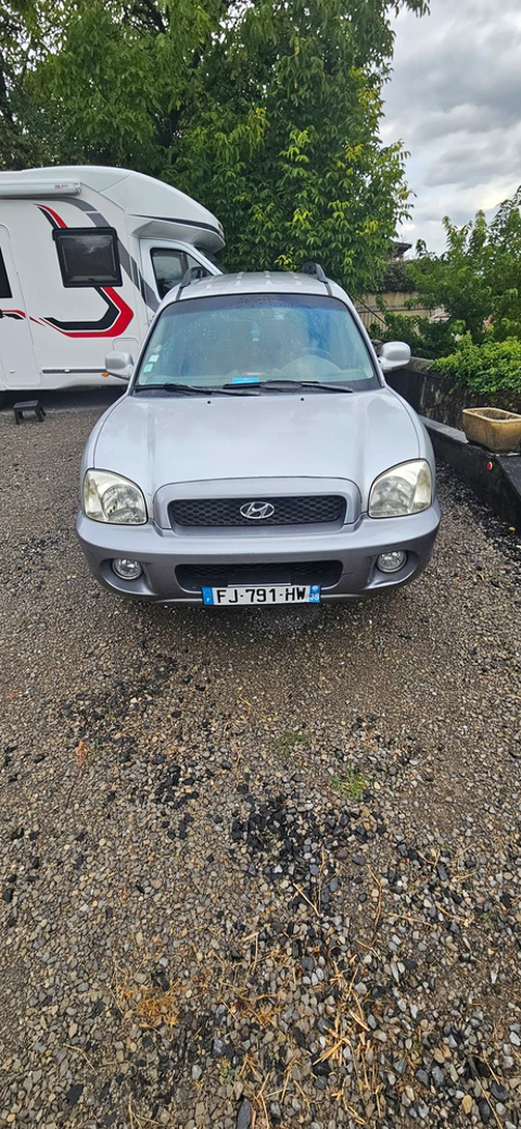 Hyundai Santa Fe Santa F&eacute; 2.0 CRDI 125 4WD Pack Confort 2004 occasion Aouste-sur-Sye 26400