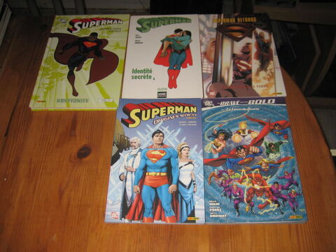 lot 5 albums comics SUPERMAN de krypton a la terre + identite secrete 1+ kryptonite+origine secrete 2+brave and bold 2 35 Czy (89)