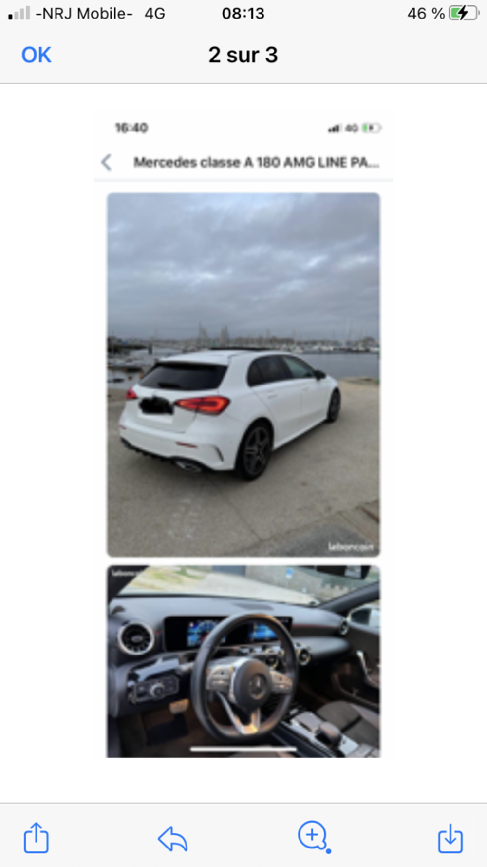 Classe A 180 d 7G-DCT AMG Line 2019 occasion 19100 Brive-la-Gaillarde