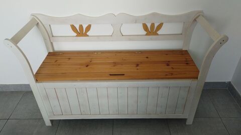 Banc de Jardin Design en Bois & Espace de Rangement Ventil 110 Maureilhan (34)