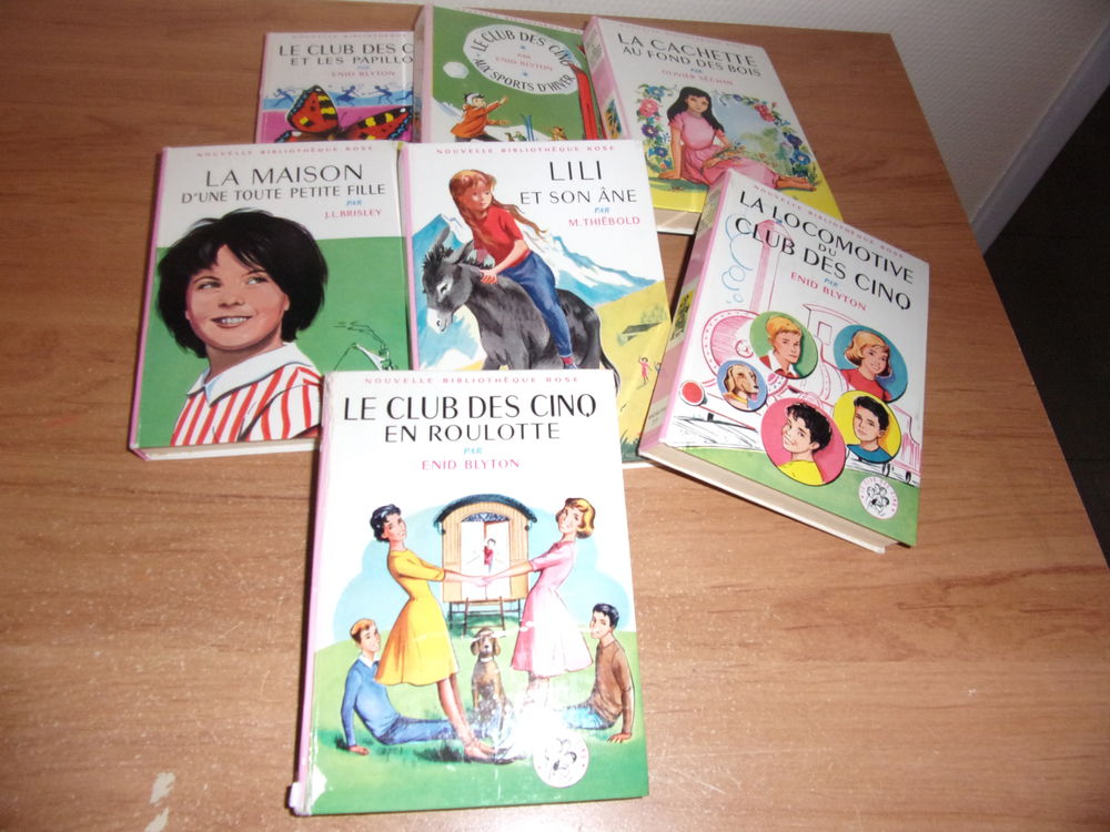 Livres des Biblioth&egrave;que Verte et Rose, ann&eacute;es 1660/1970 Livres et BD
