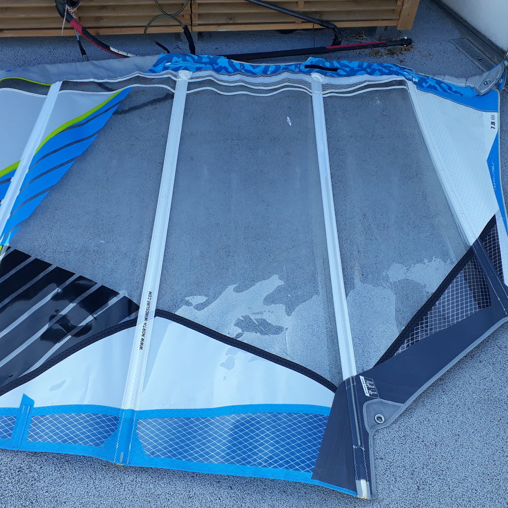 Gr&eacute;ement funboard slalom North Sails 7.8 tb&eacute; Sports