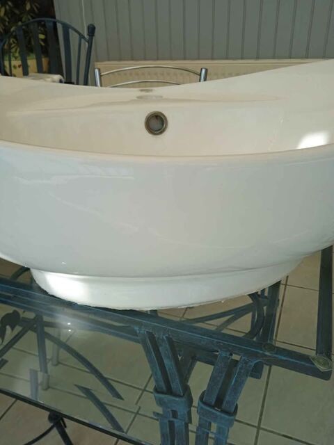 Lavabo de salle de bain forme ovale 15 Ablaincourt-Pressoir (80)
