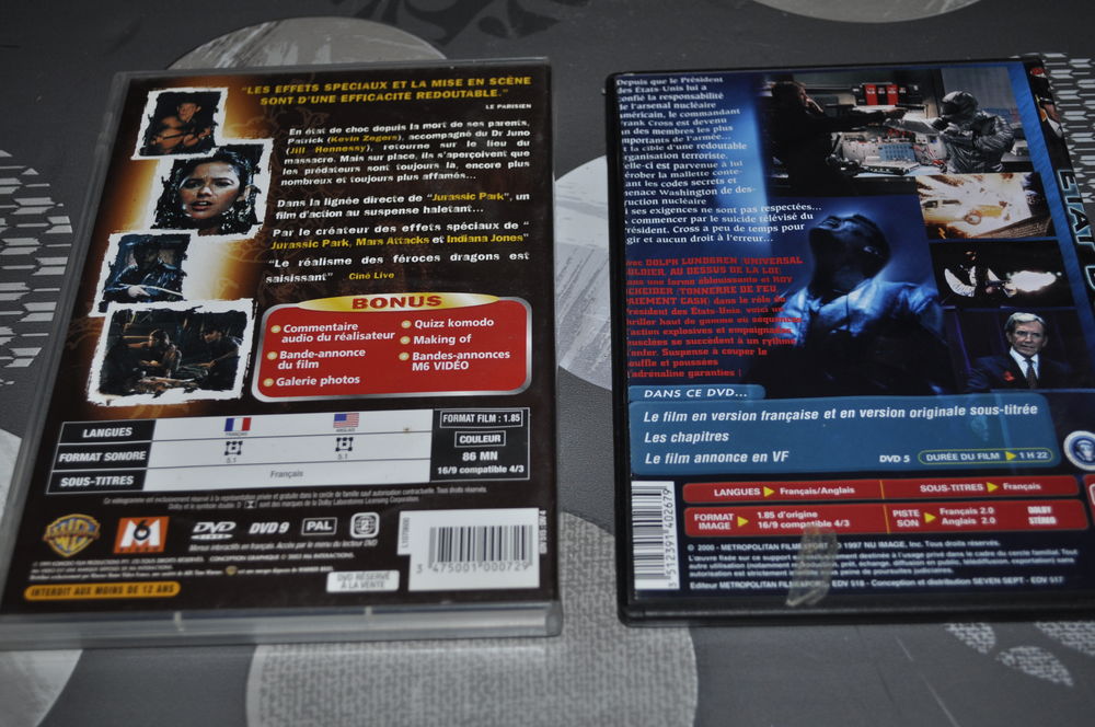 Lot de 4 DVD avec entre autre &quot;Dolph Lundgren&quot; DVD et blu-ray