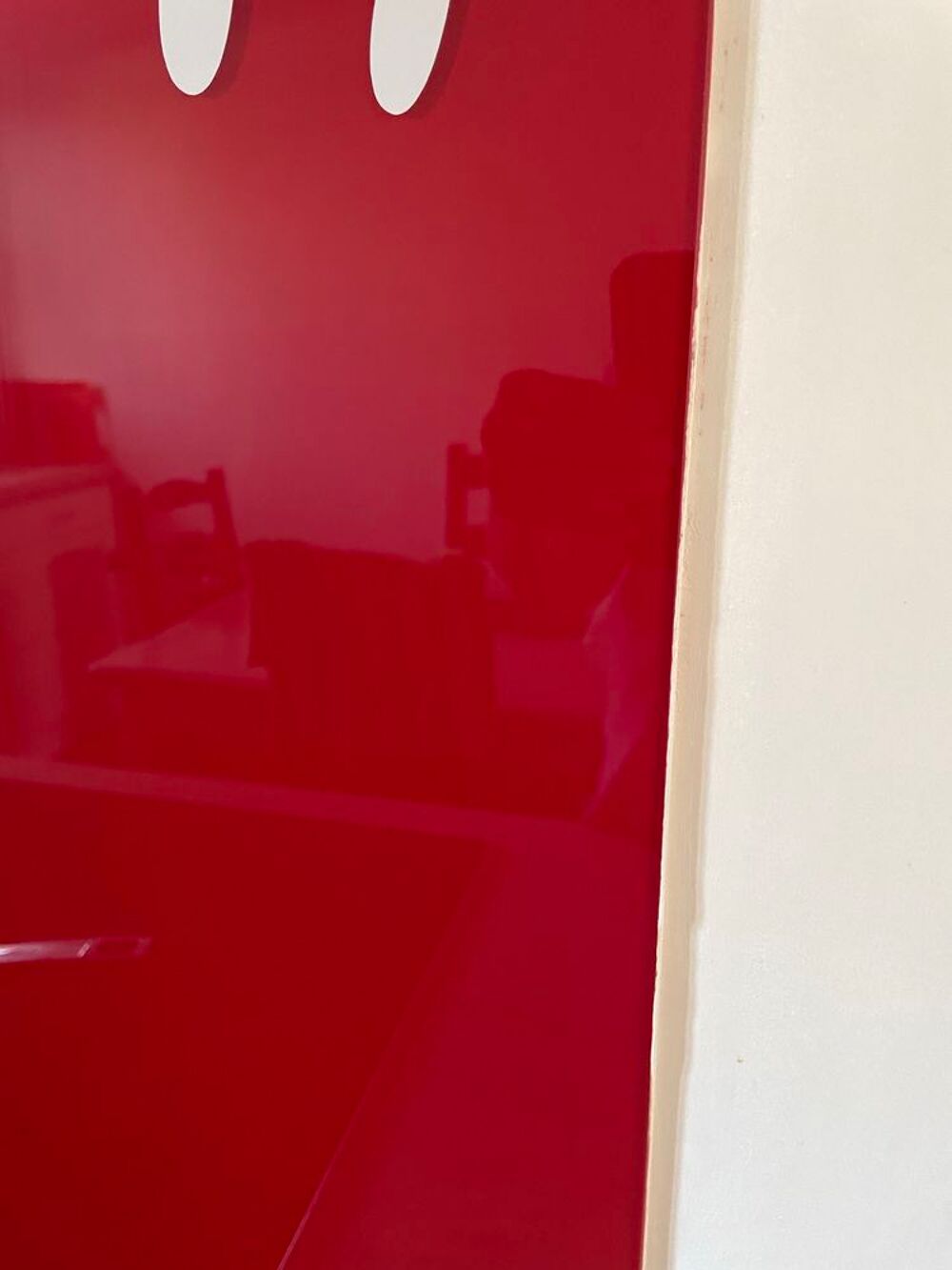 Cr&eacute;dence verre rouge Electroménager