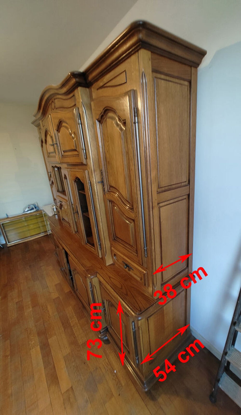 Grand vaisselier Armoire de salon en ch&ecirc;ne Meubles