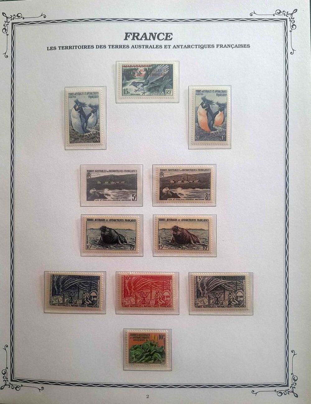Timbres des Terres Australes et Antarctiques Fran&ccedil;aises 1 