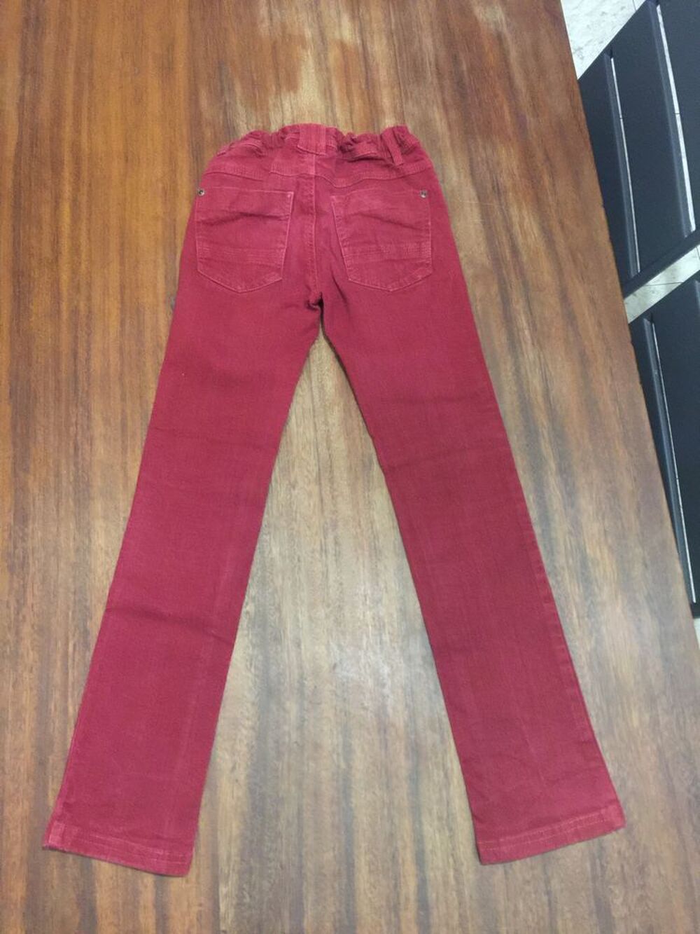 jean enfant gar&ccedil;on " Vertbaudet " couleur rouge Vêtements enfants