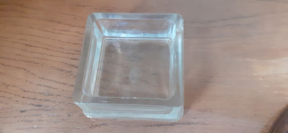 Cendrier de marque LUMAX tout en verre, 