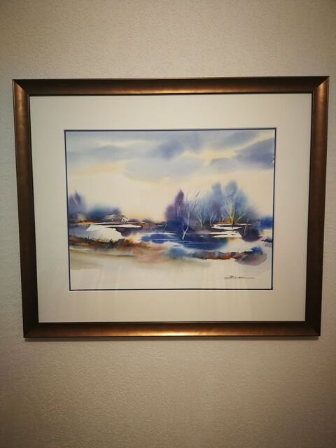 2 tableaux avec encadrement 180 Montr�al-la-Cluse (01)