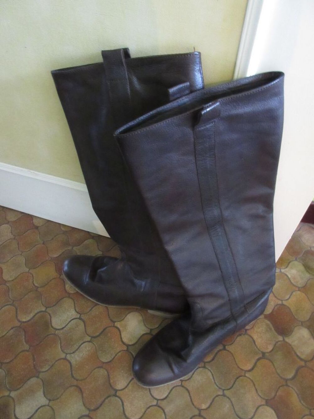 Bottes cuir femme Chaussures