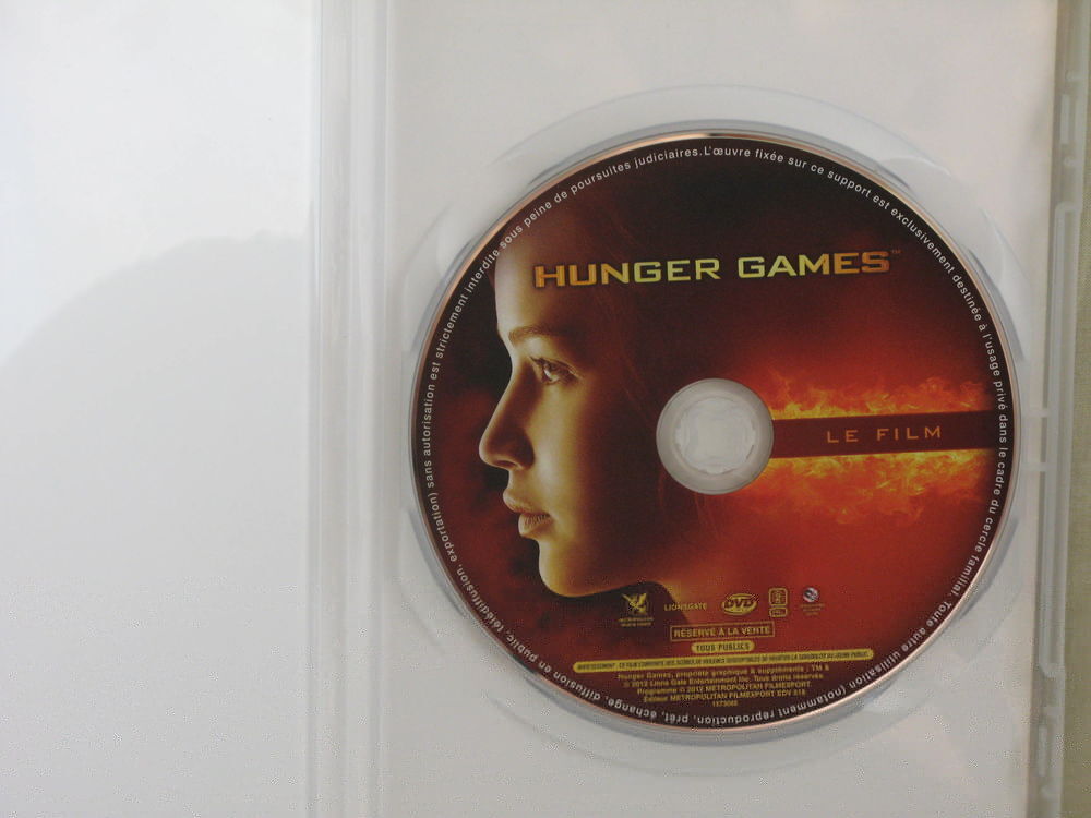Hunger Games DVD et blu-ray